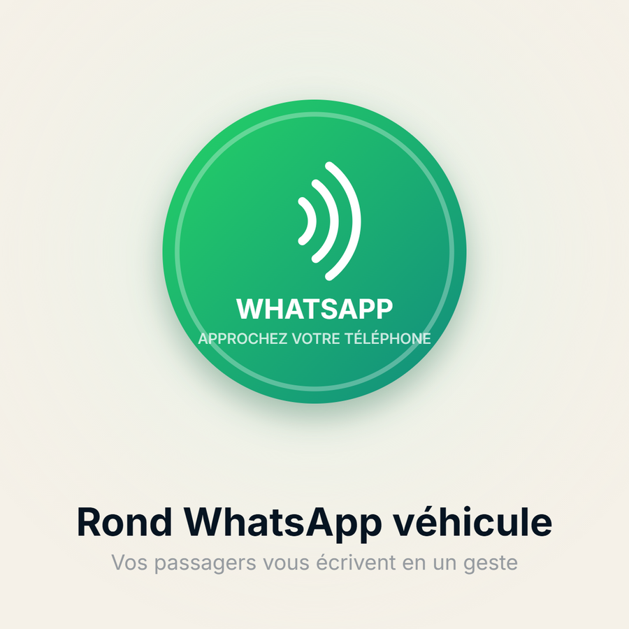 Rond WhatsApp véhicule — Avis Azur, Côte d'Azur